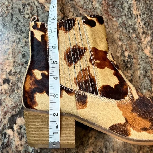 Corky's Charming Cow Print Boots SZ 10 - Picture 6 of 10